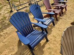 3218 - 2 - POLY TRADITIONAL ADIRONDACK CHAIRS