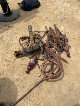 3320 - 3 - AIR HAMMERS & 8 - CHAIN BUCKS