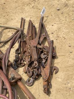 3320 - 3 - AIR HAMMERS & 8 - CHAIN BUCKS