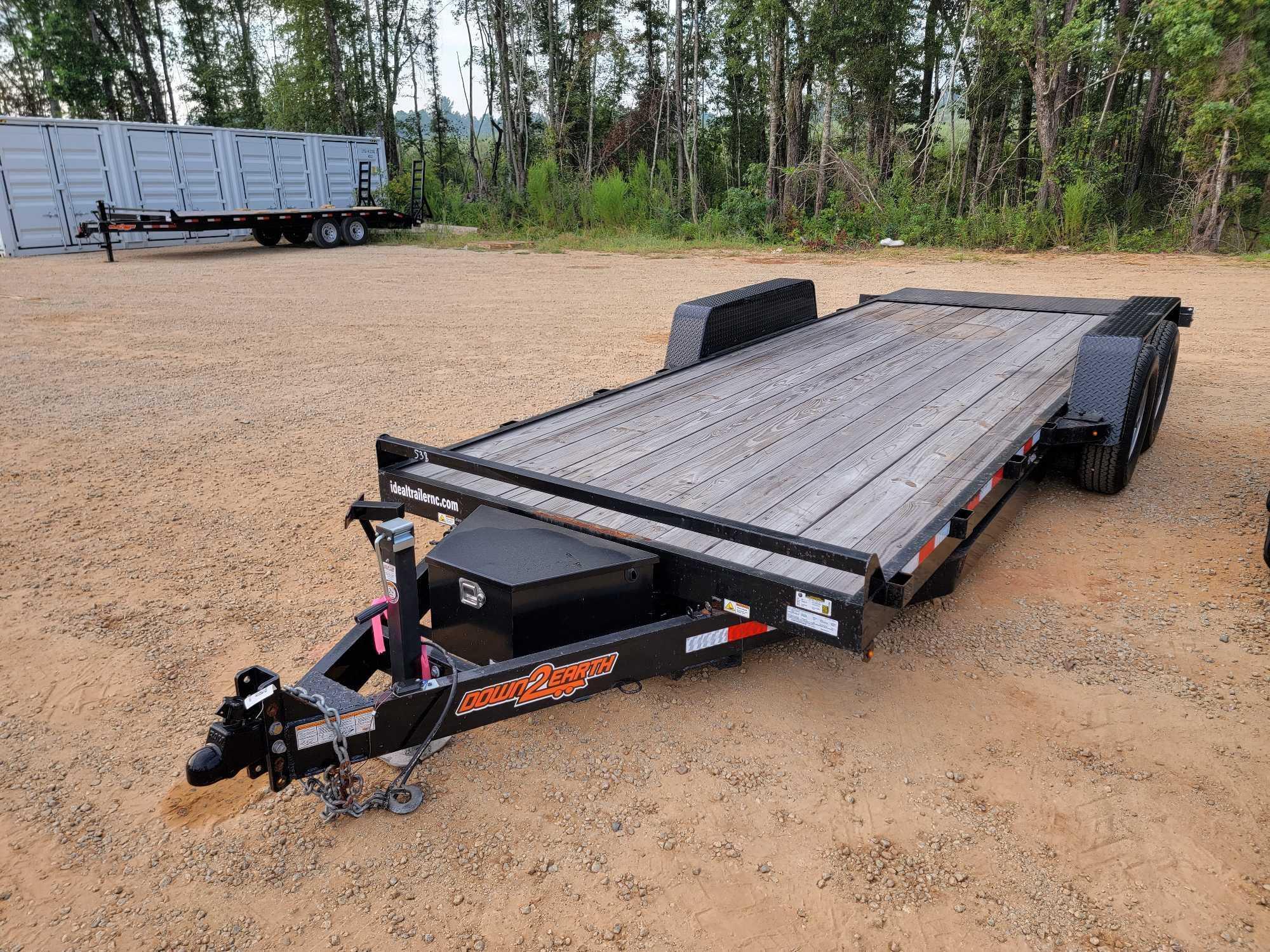 538 - ABSOLUTE - DOWN TO EARTH 82" X 20' TRAILER