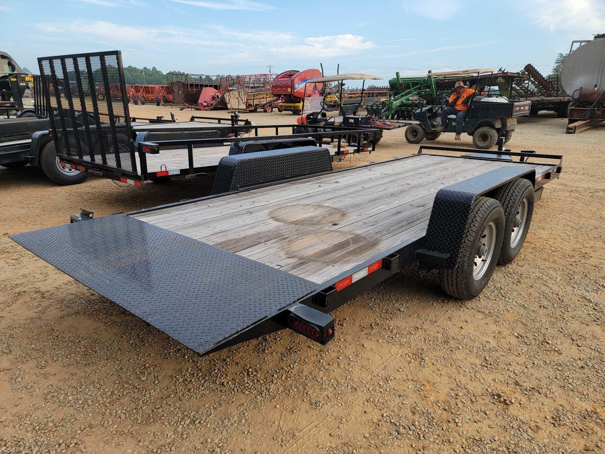 538 - ABSOLUTE - DOWN TO EARTH 82" X 20' TRAILER