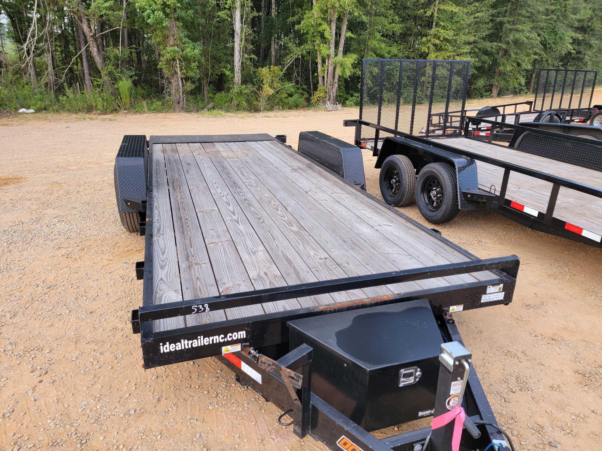 538 - ABSOLUTE - DOWN TO EARTH 82" X 20' TRAILER