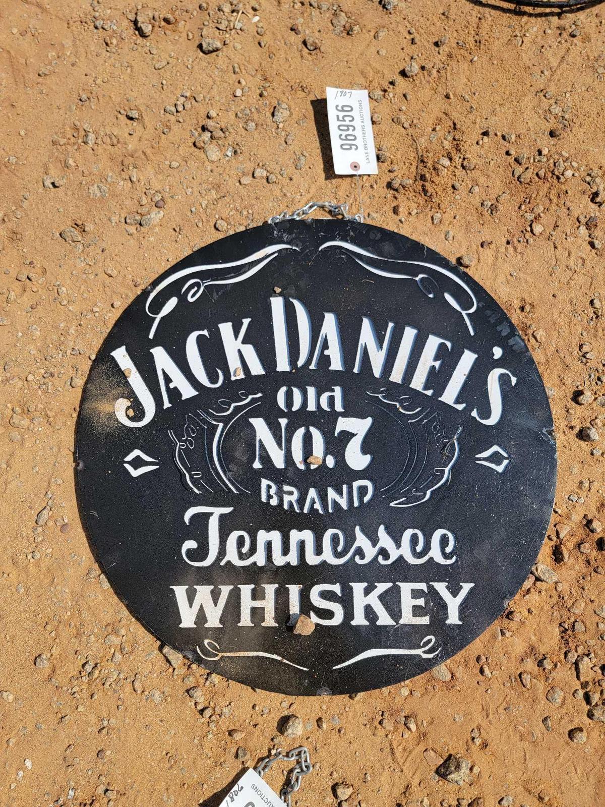 1807 - ABSOLUTE- JACK DANIELS SIGN