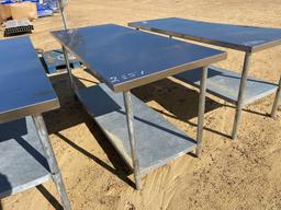 2351 - ABSOLUTE - ALUMINUM TABLE 30" X 72"