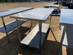 2351 - ABSOLUTE - ALUMINUM TABLE 30" X 72"