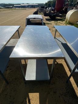 2351 - ABSOLUTE - ALUMINUM TABLE 30" X 72"