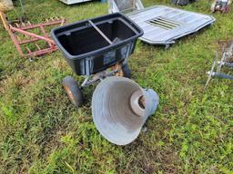 2257 - CRAFTSMAN PULL TYPE SPREADER & FERT. HOPPER