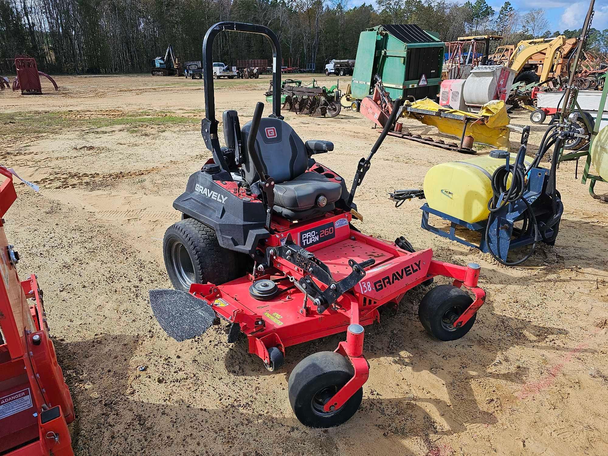 138 - GRAVELY PRO TURN 260 ZAERO TURN MOWER