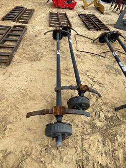 112 - 2 DEXTER 3500 LB AXLES WITH BRAKE