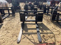 258 - ABSOLUTE - AGT SKID STEER 48" PALLET FORKS