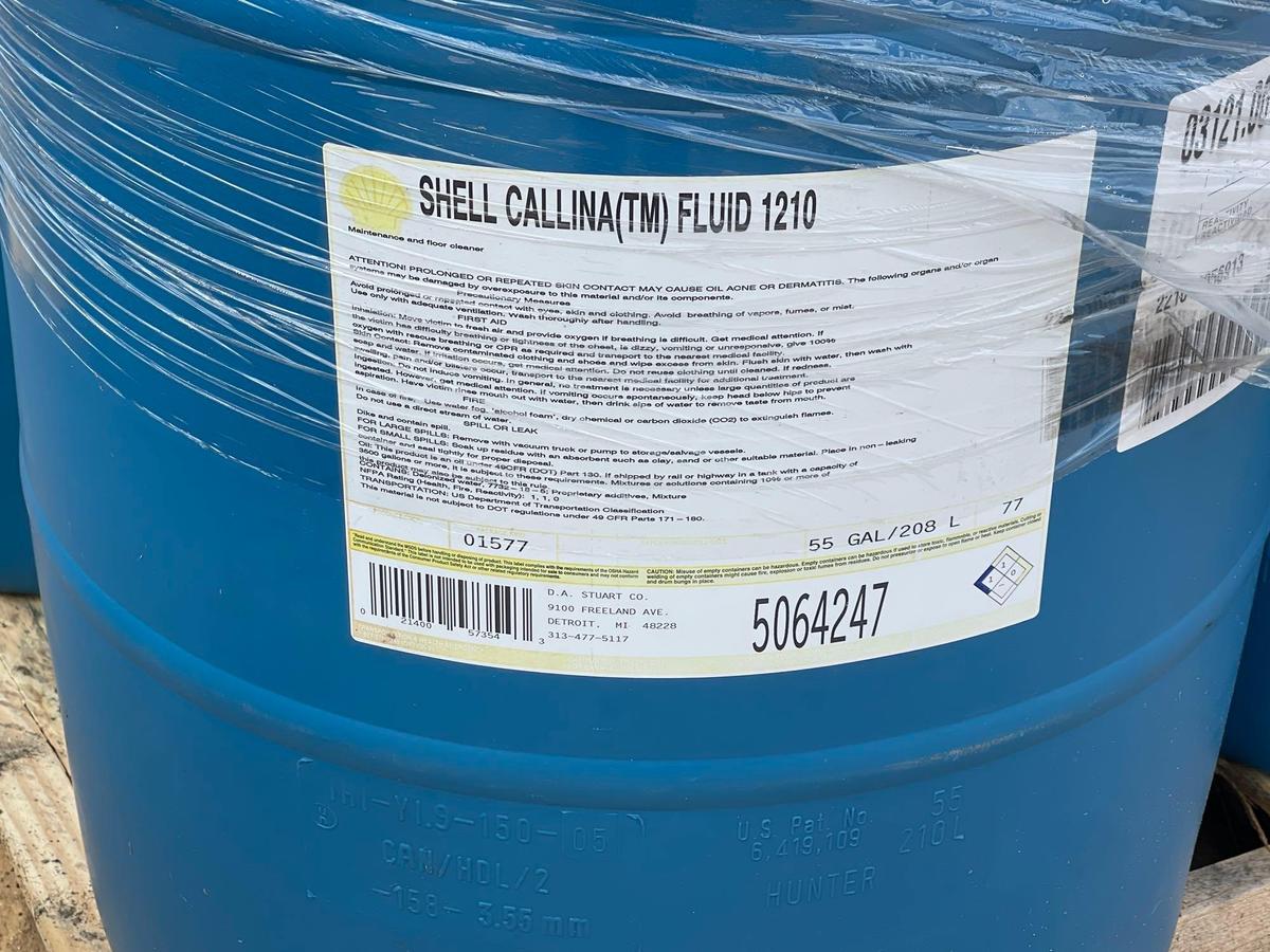 309 - 55 GALLON DRUM OF SHELL CALLINA FLUID 1210