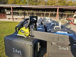 2001 - RYOBI 18" GAS CHAINSAW WITH CASE