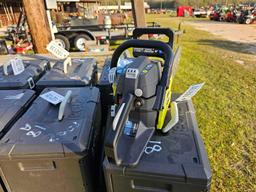 2001 - RYOBI 18" GAS CHAINSAW WITH CASE