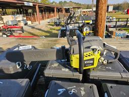 2018 - RYOBI 18" GAS CHAINSAW WITH CASE