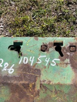 286 - ABSOLUTE - JD FRONT TRACTOR WEIGHT BRACKET