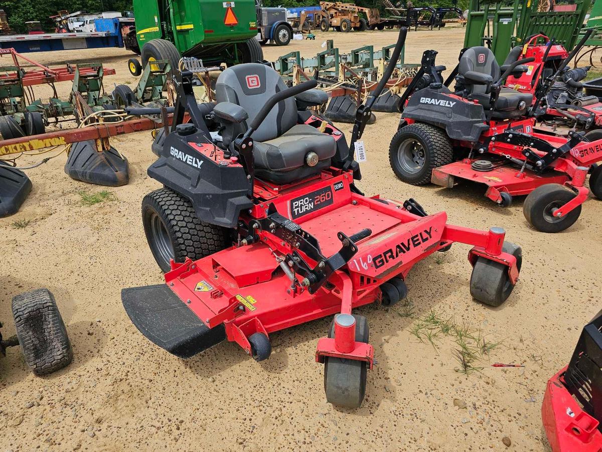 160 - GRAVELY PROTURN 260 ZERO TURN MOWER