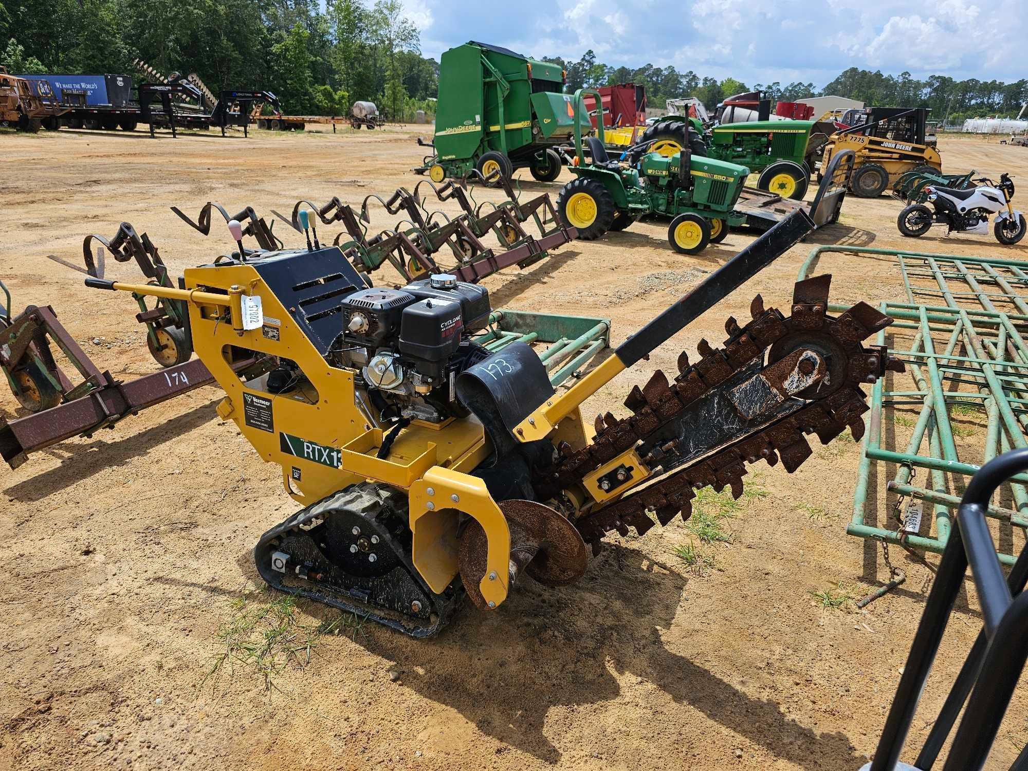 173 - 2022 VERMEER RTX130 TRENCHER ON TRACKS