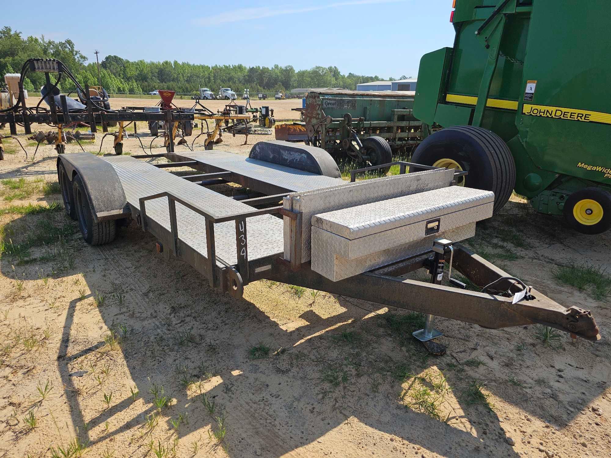 439 - CAR HAULER TRAILER 82" X 16'