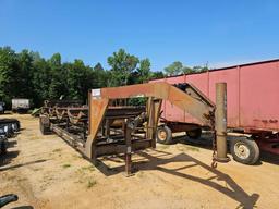 844 - 1998 GOOSENECK SIDE DUMP HAY TRAILER