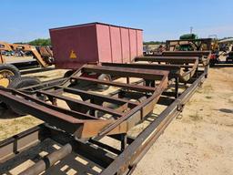 844 - 1998 GOOSENECK SIDE DUMP HAY TRAILER