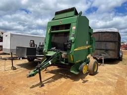 986 - 457 JOHN DEERE MEGA WIDE HAY BALER