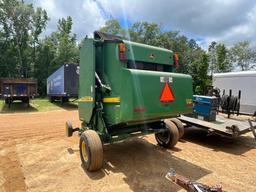 986 - 457 JOHN DEERE MEGA WIDE HAY BALER