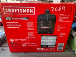 2069 - ABSOLUTE - CRAFTSMAN 2500 WATT GENERATOR