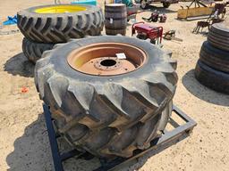 2573 - ABSOLUTE - 2 -14.9-26 TIRES & RIMS