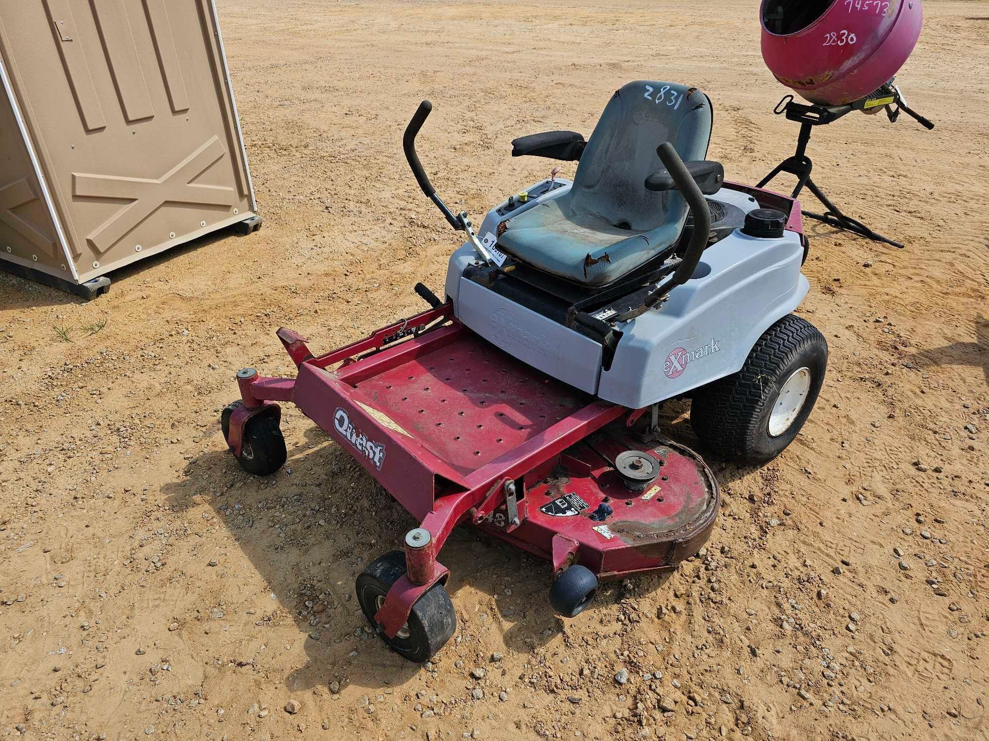 2831 - EXMARK QUEST 48" ZERO TURN MOWER