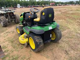 2884 - JOHN DEERE LA140 TRACTOR STYLE LAWN MOWER