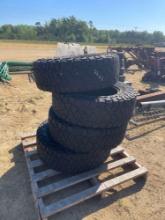 2262 - 4 - 37X12.50R20LT TIRES ONLY