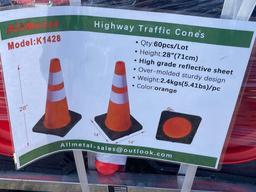 213 - ABSOLUTE - 60 - ORANGE SAFETY CONES