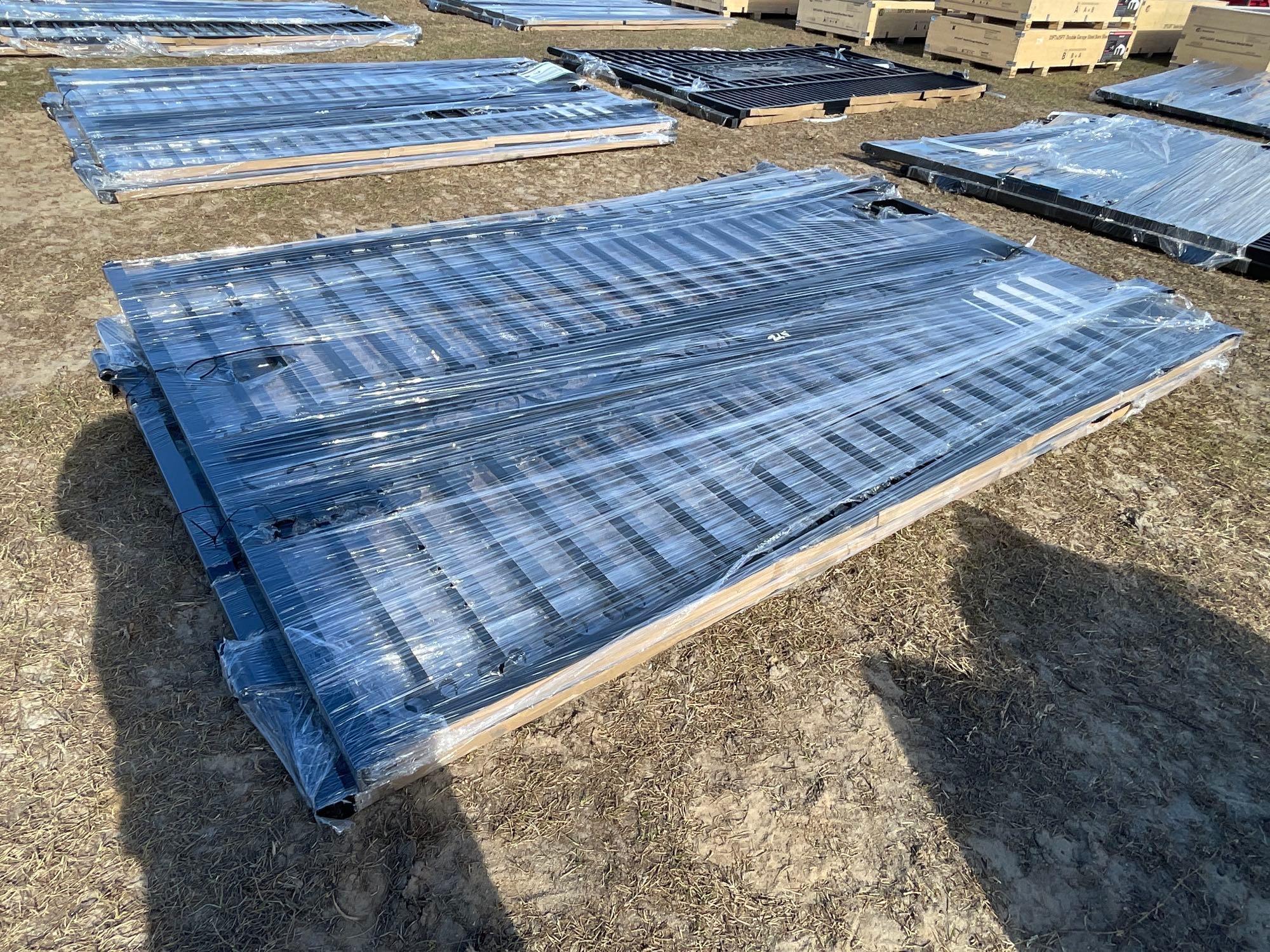 215 - ABSOLUTE - 20' X 7' DOUBLE IRON GATE