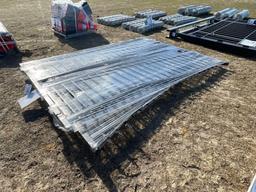 215 - ABSOLUTE - 20' X 7' DOUBLE IRON GATE