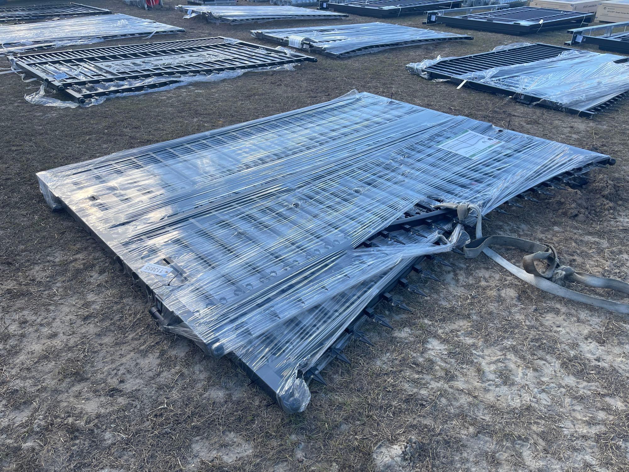 218 - ABSOLUTE - 20' X 7' DOUBLE IRON GATE