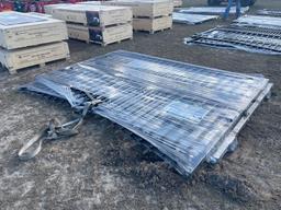 218 - ABSOLUTE - 20' X 7' DOUBLE IRON GATE