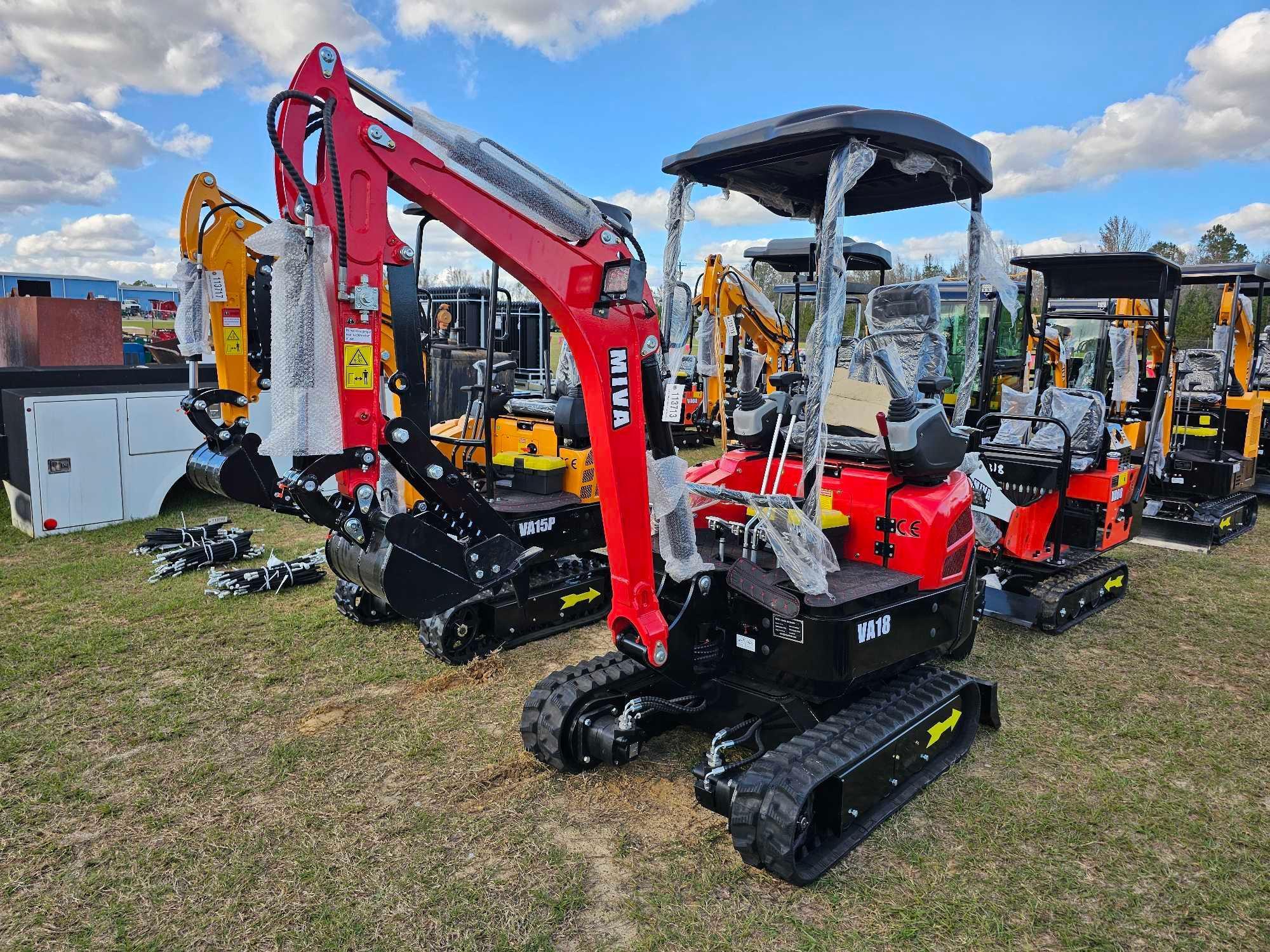 319 - ABSOLUTE - MIVA VA18 MINI EXCAVATOR