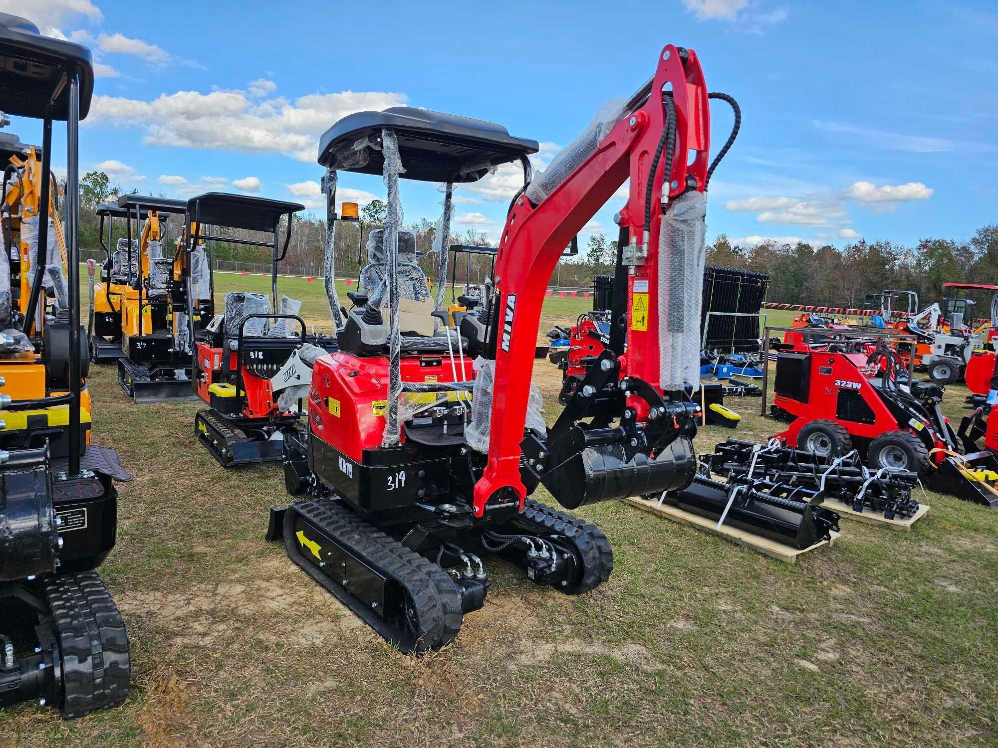 319 - ABSOLUTE - MIVA VA18 MINI EXCAVATOR