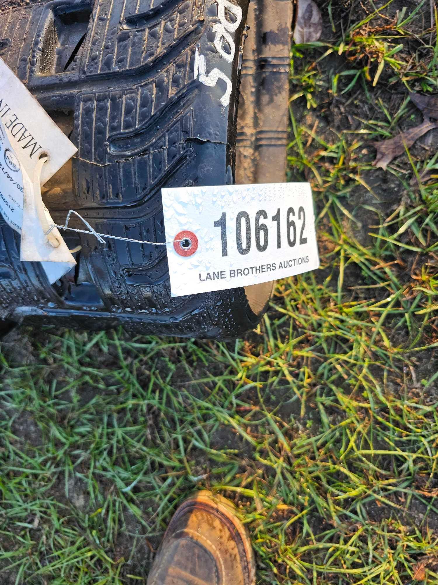 500 - PAIR OF RUBBER TRACK