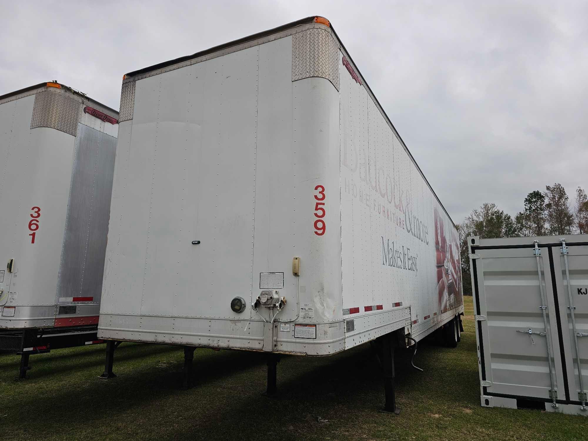 683 - 202 GREAT DANE 53" ENCLOSED TRAILER