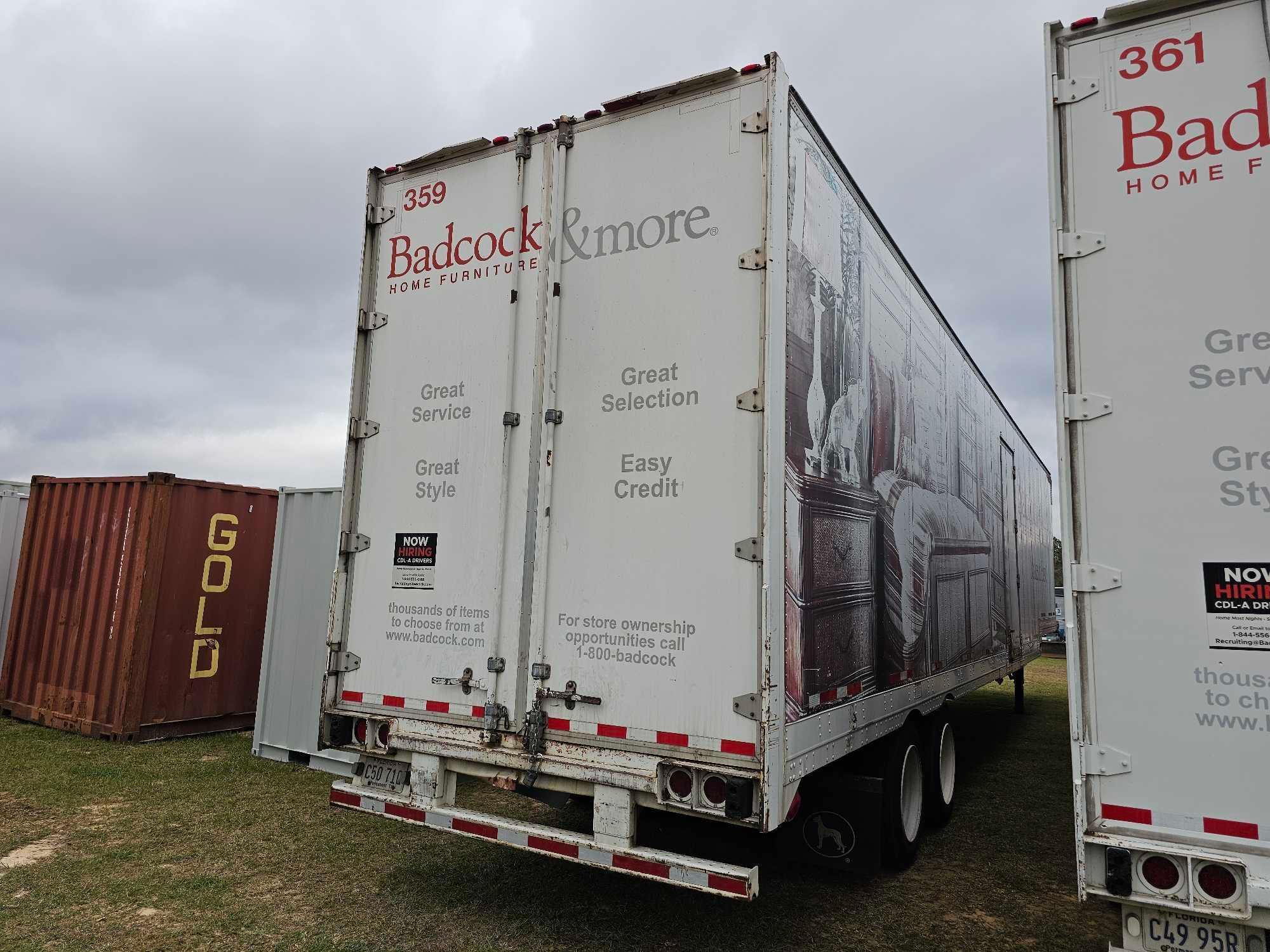 683 - 202 GREAT DANE 53" ENCLOSED TRAILER