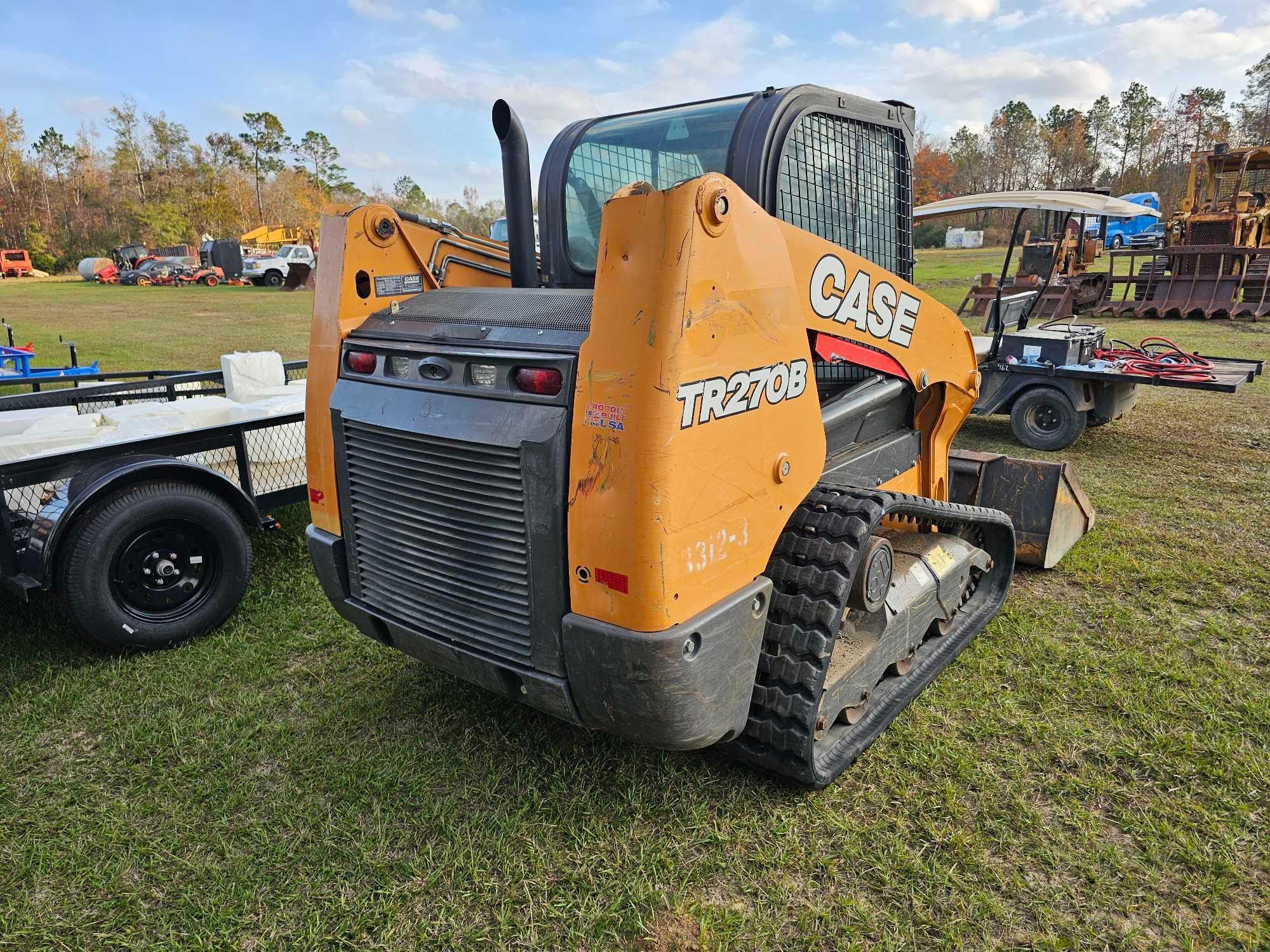 805 - 2022 CASE TR270B CAB SKID STEER