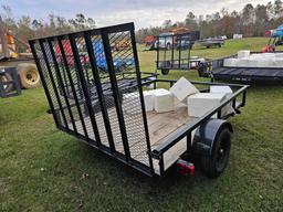 807 - ABSOLUTE - 2024 CARRY-ON 6' X 8' TRAILER