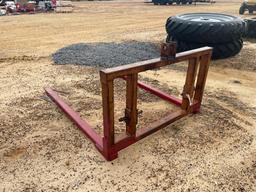 1524 - SILVER EDGE 3PT HITCH HAY FORKS