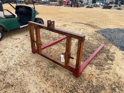 1524 - SILVER EDGE 3PT HITCH HAY FORKS