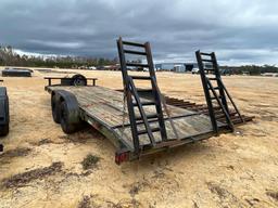 1900 - HOOPER 7' X 20' DOVE TAIL TRAILER