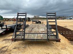 1900 - HOOPER 7' X 20' DOVE TAIL TRAILER