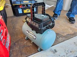 106 - MCGRAW 3 GAL PORTABLE AIR COMPRESSOR