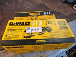 118 - ABSOLUTE - DEWALT 12V DRILL & ETC