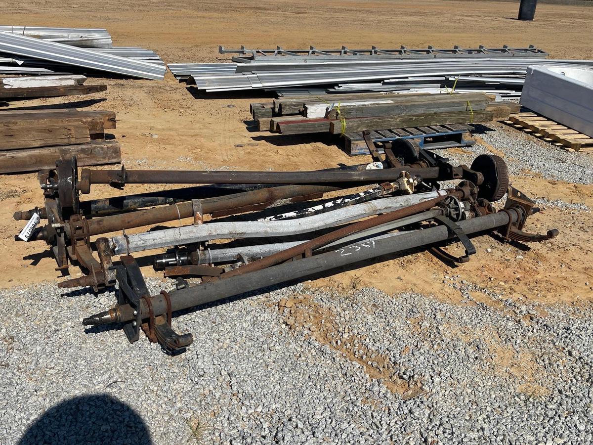 2387 - 9 - MISC TRAILER AXLES